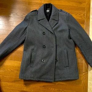 Kenneth Cole Reaction Gray pea coat